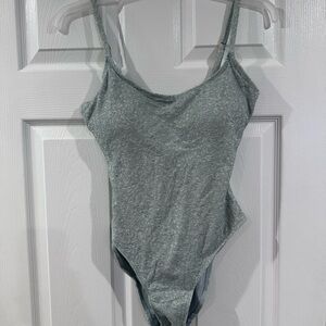 Andie Textured Mint Bodysuit